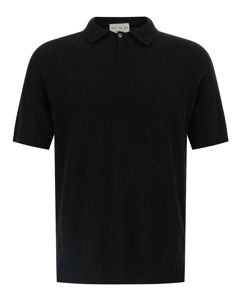 MA'RY'YA Poloshirt - Schwarz Schwarz