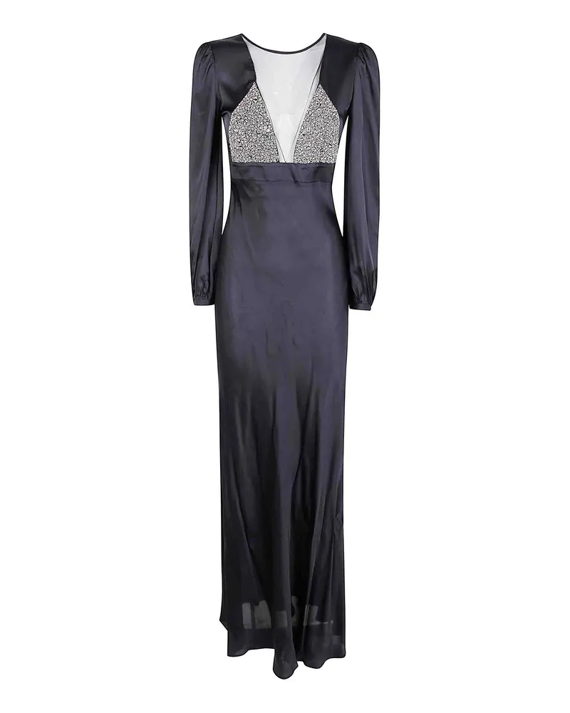 Twin-Set Knielanges Kleid - Schwarz Schwarz