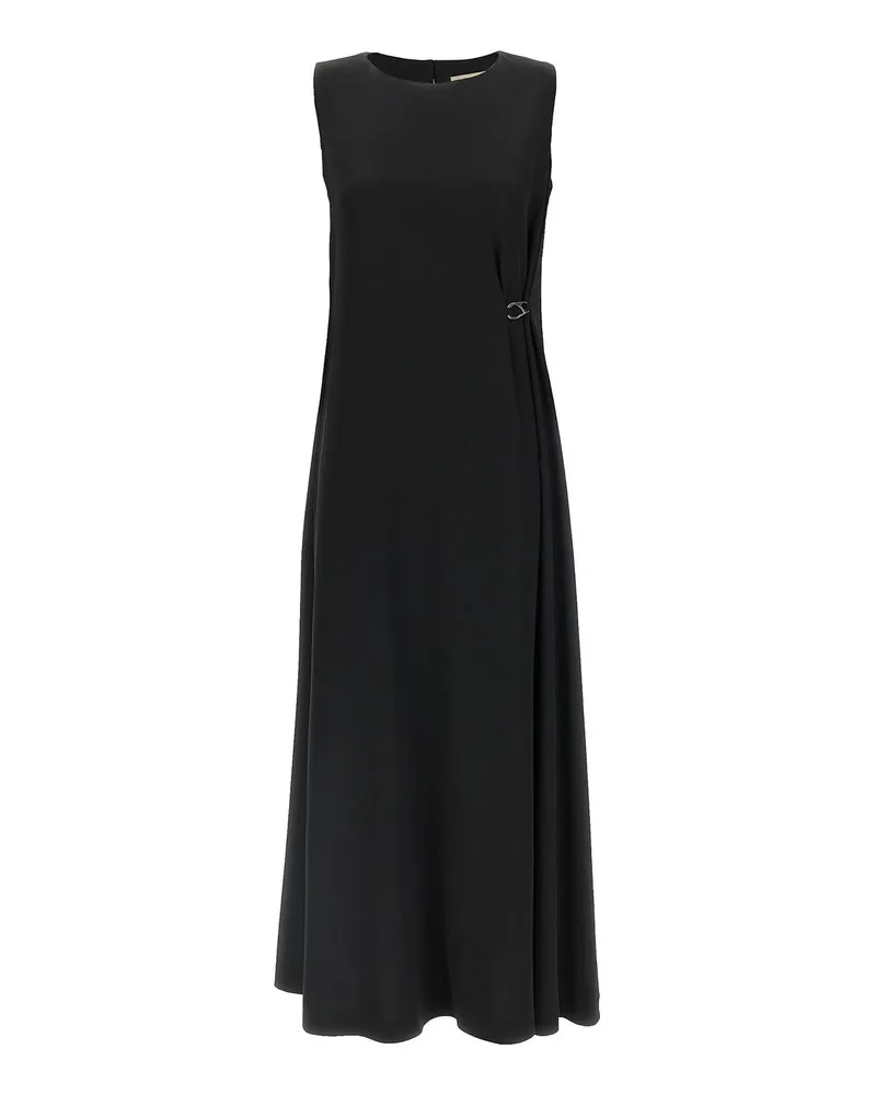 Herno Knielanges Kleid - Schwarz Schwarz