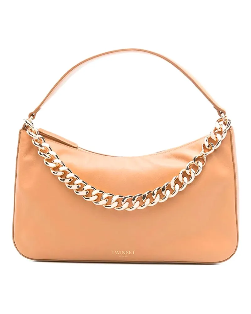 Twin-Set Schultertasche - Beige Beige