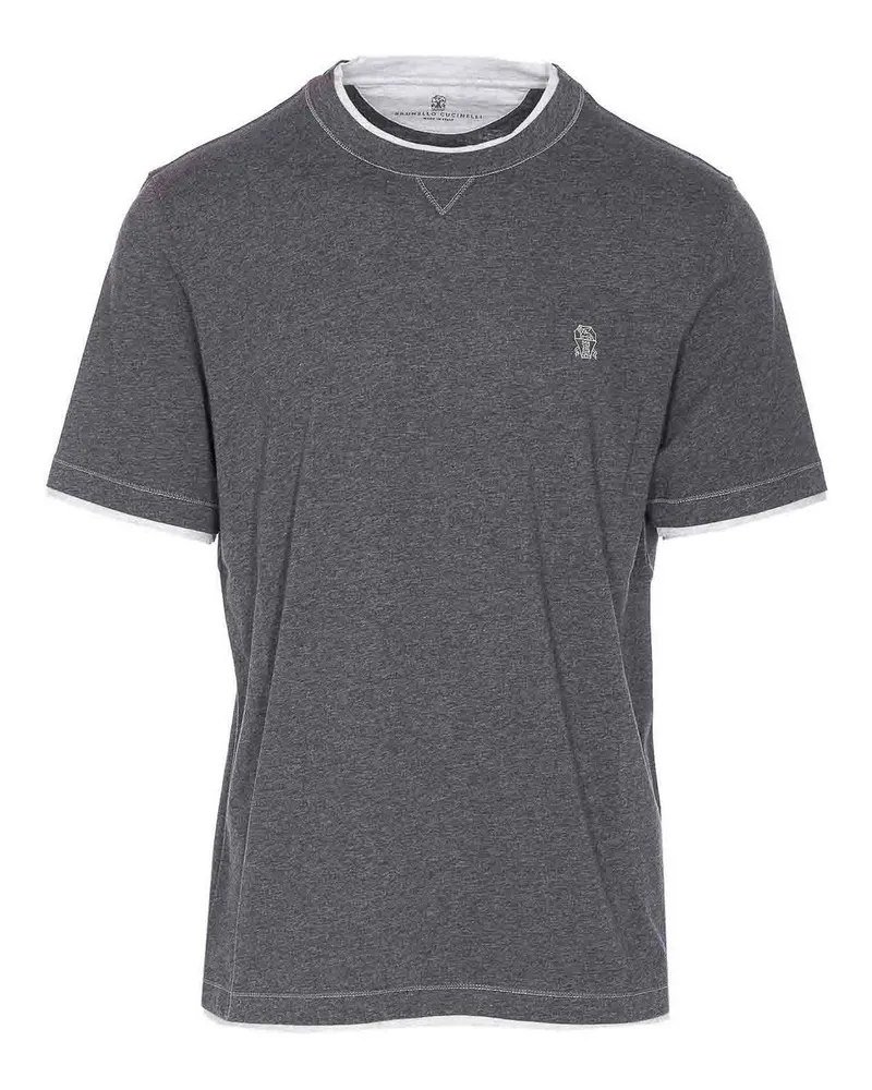 Brunello Cucinelli T-Shirt - Grau Grau