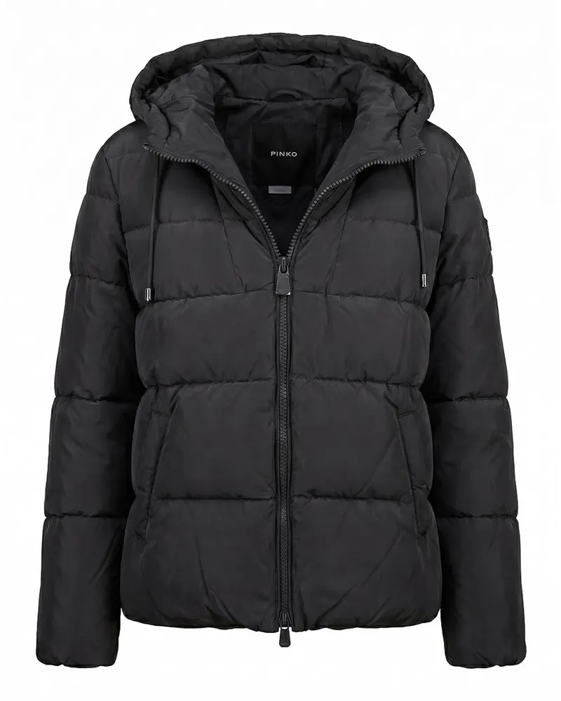 Pinko Kurzer Mantel - Schwarz Schwarz
