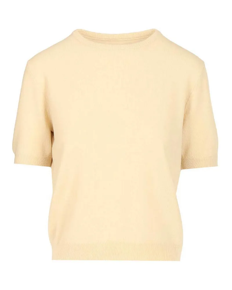 Maison Margiela Rundhalspullover - Beige Beige