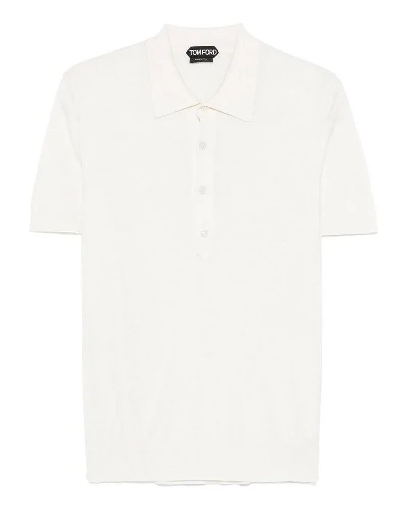 Tom Ford Poloshirt - Hellgrau Hellgrau