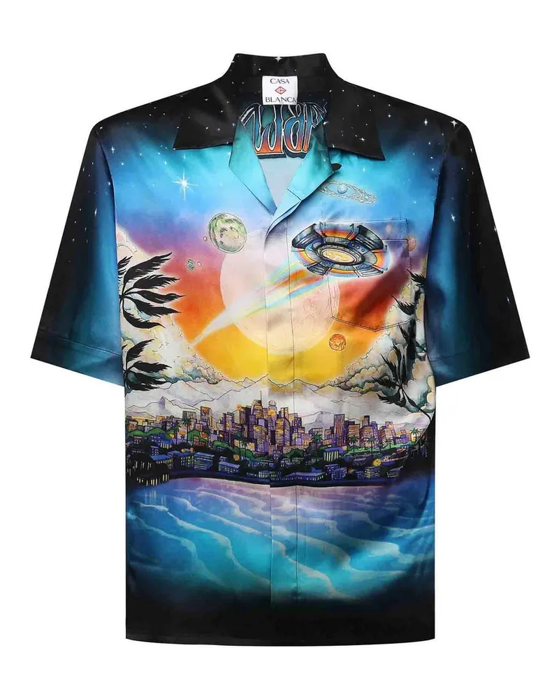 Casablanca Paris Hemd - Rot Bunt