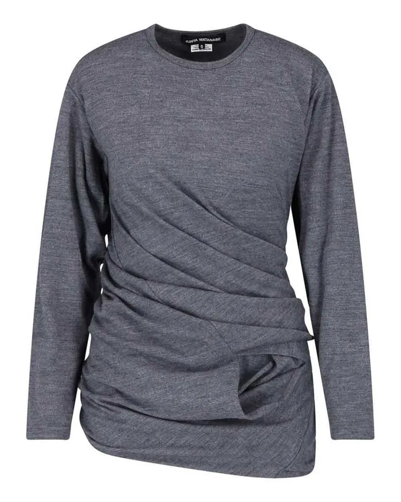Junya Watanabe Rundhalspullover - Grau Grau