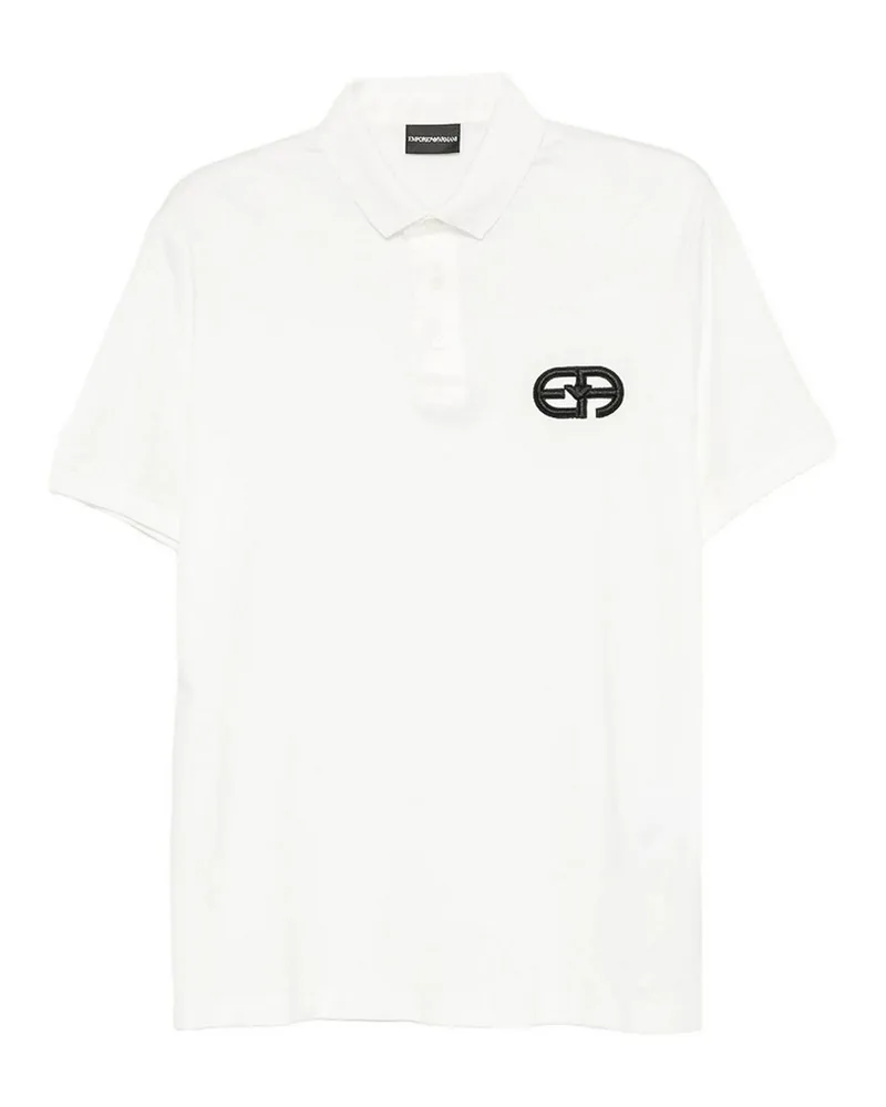 Emporio Armani Rundhalspullover - Weiß Weiß