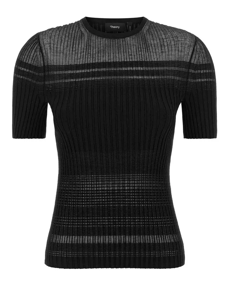 Theory T-Shirt - Schwarz Schwarz