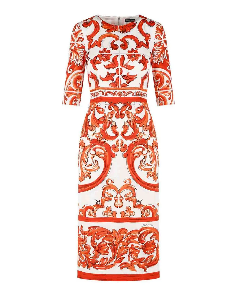 Dolce & Gabbana Rundhalspullover - Orange Orange