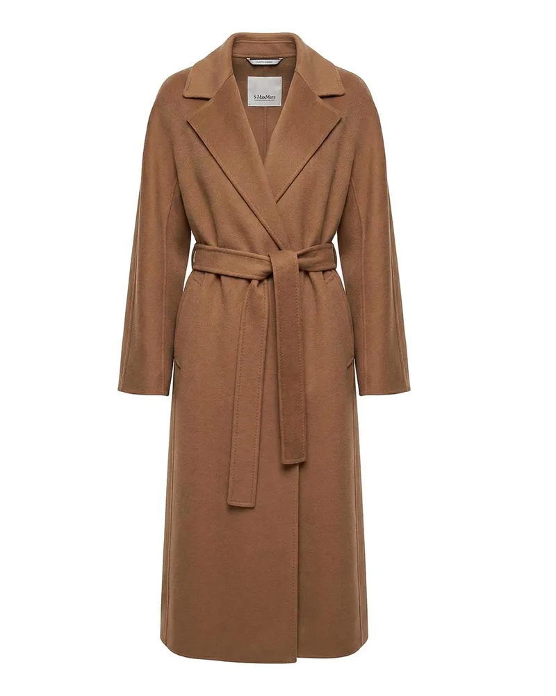 Max Mara Knielanger Mantel - Beige Beige
