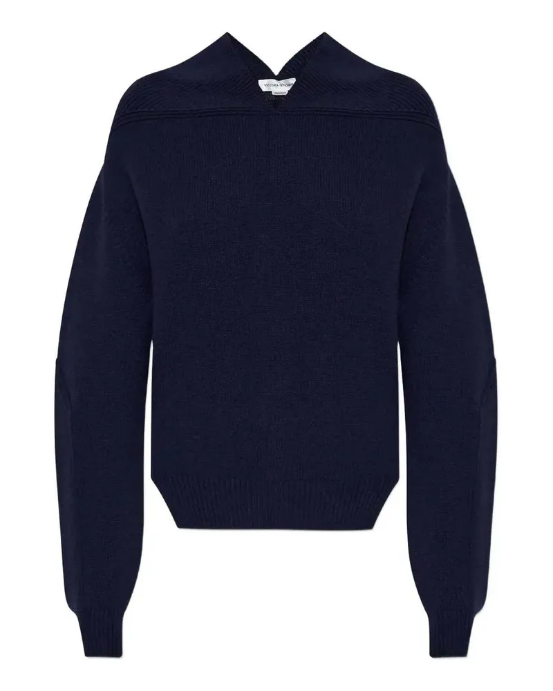 Victoria Beckham Rundhalspullover - Blau Blau
