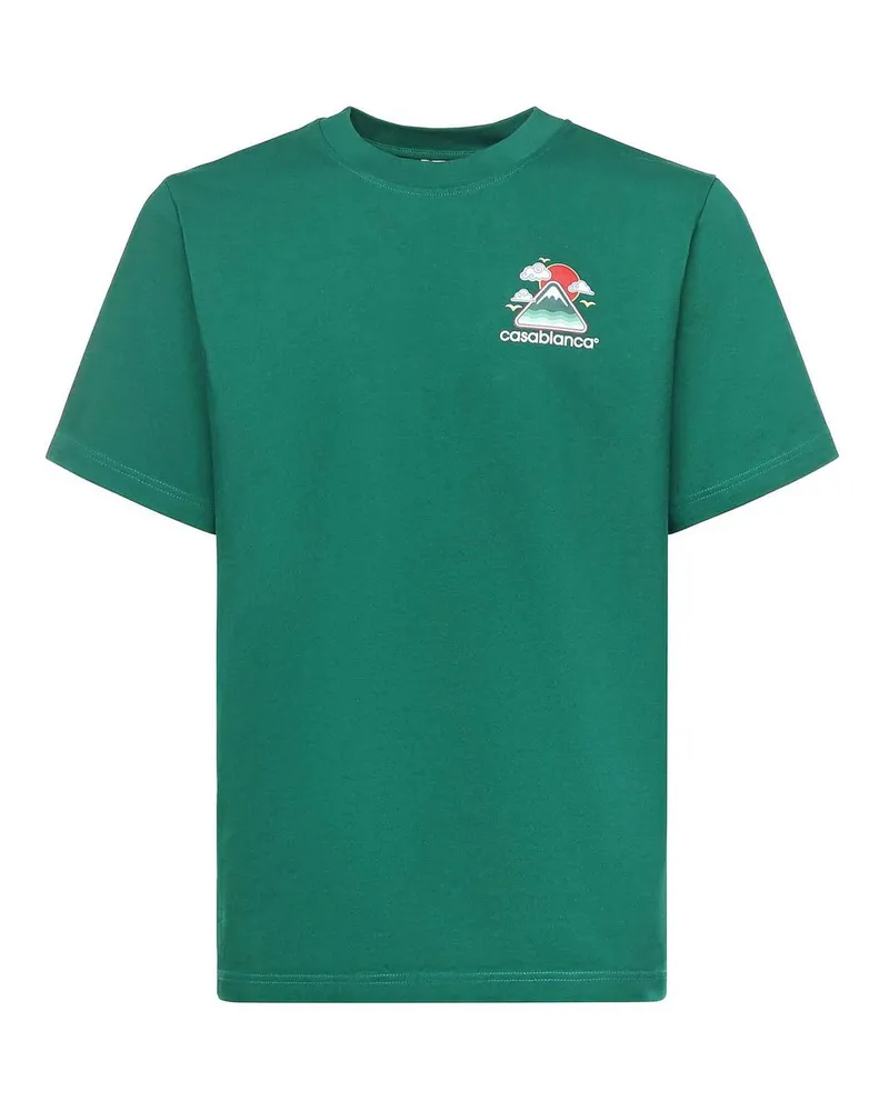 Casablanca Paris T-Shirt - Grün Grün