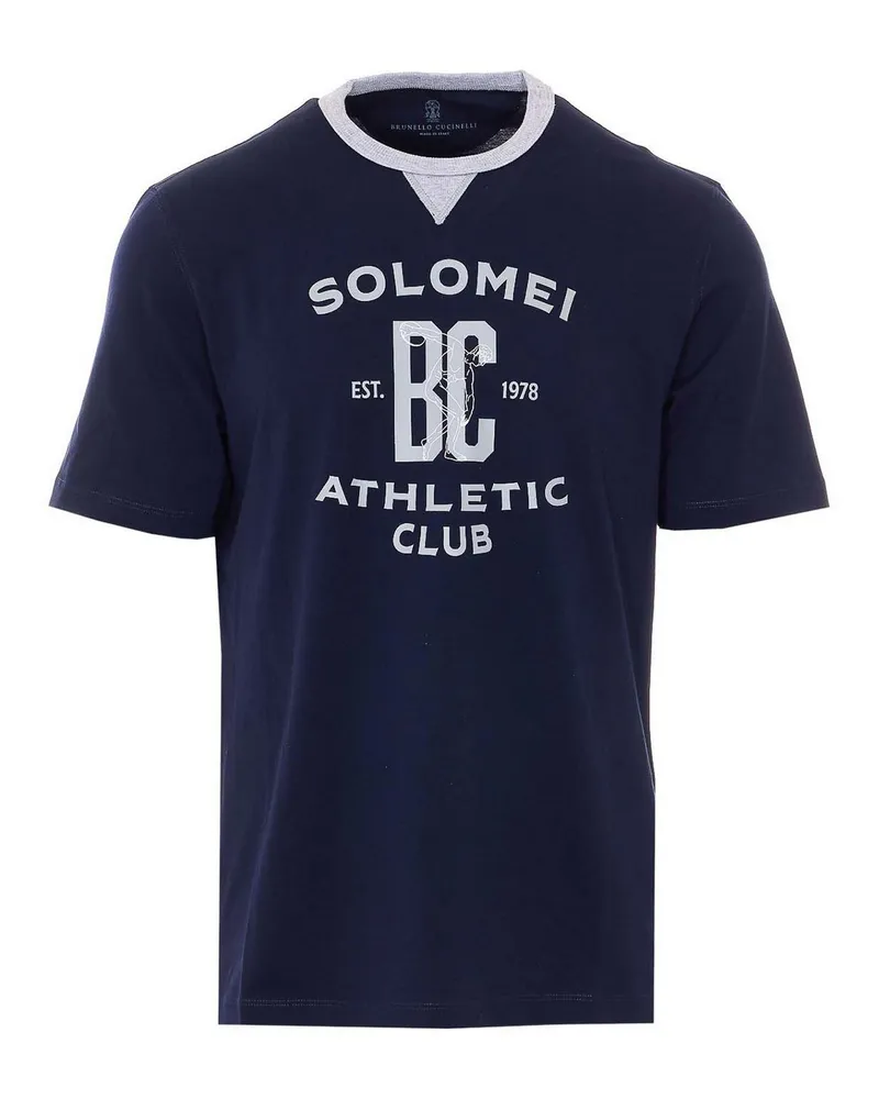 Brunello Cucinelli T-Shirt - Blau Blau