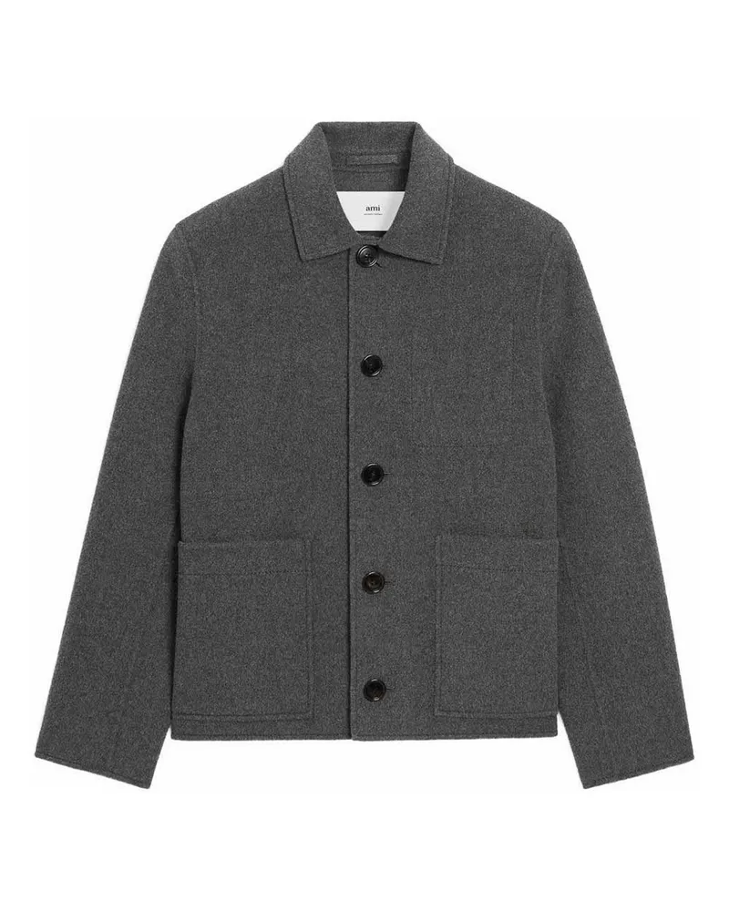 AMI Paris Casualjacke - Grau Grau