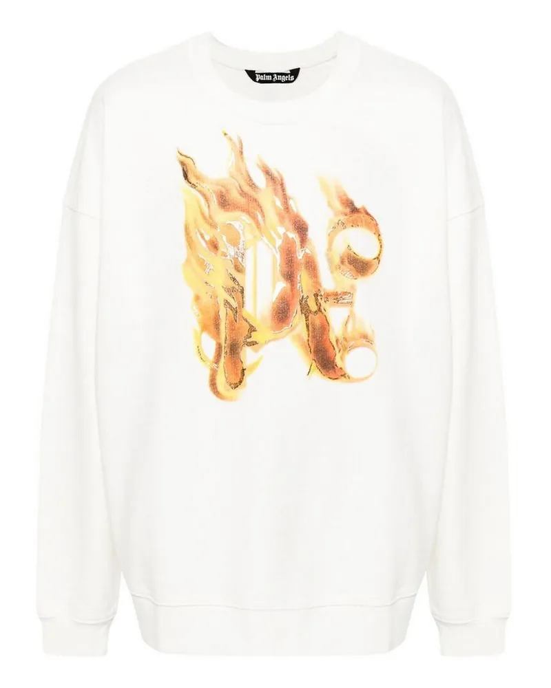 Palm Angels Sweatshirt - Weiß Weiß