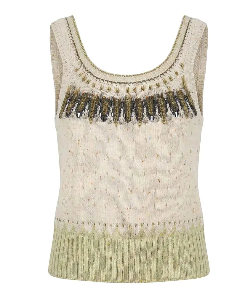 Ermanno Scervino Top - Weiß Weiß