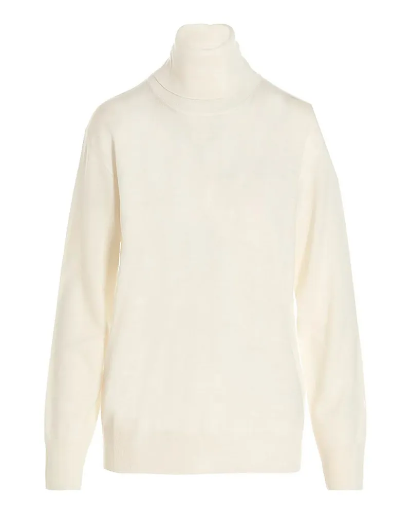 Jil Sander Rollkragenpullover - Weiß Weiß