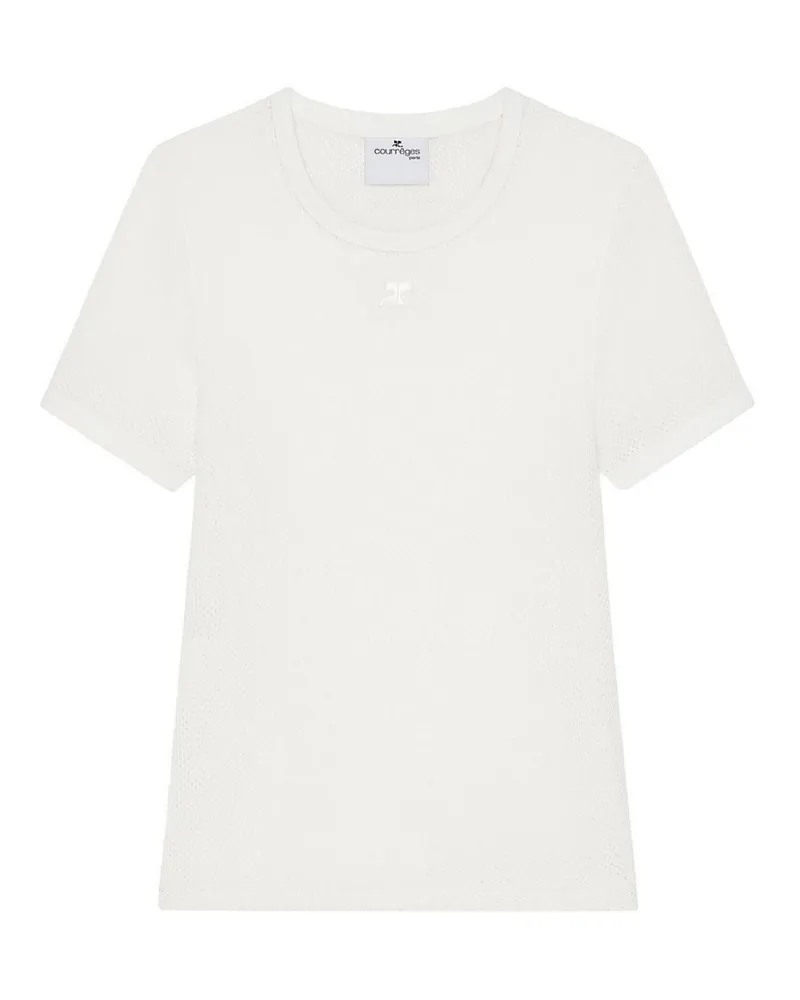 Courrèges T-Shirt - Weiß Weiß