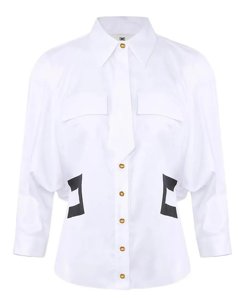 Elisabetta Franchi Hemd - Weiß Weiß