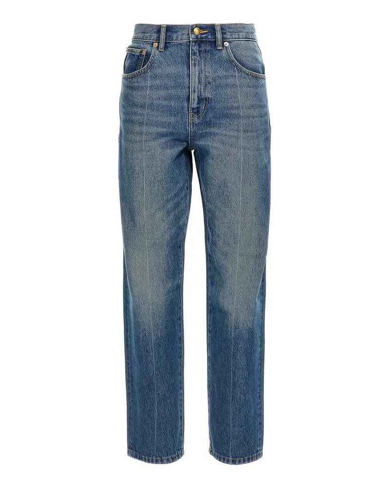 Tory Burch Bootcut Jeans - Blau Blau
