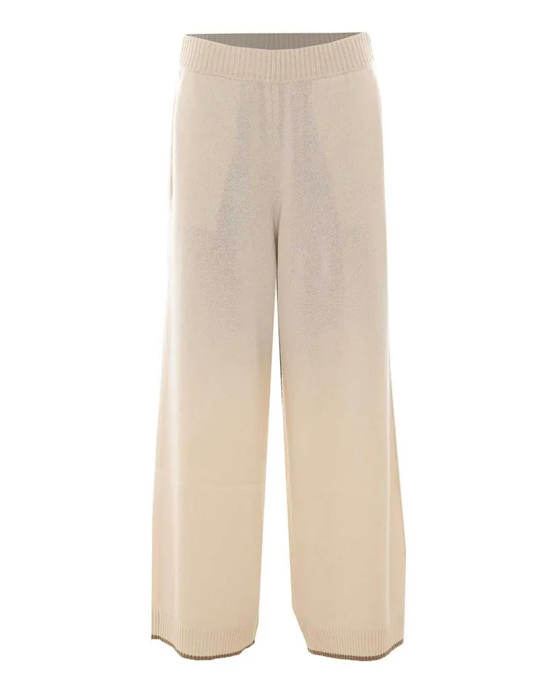 Brunello Cucinelli Schlagjeans - Weiß Weiß