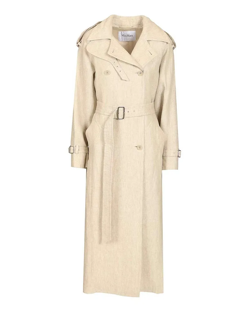Max Mara Trenchcoat - Weiß Weiß