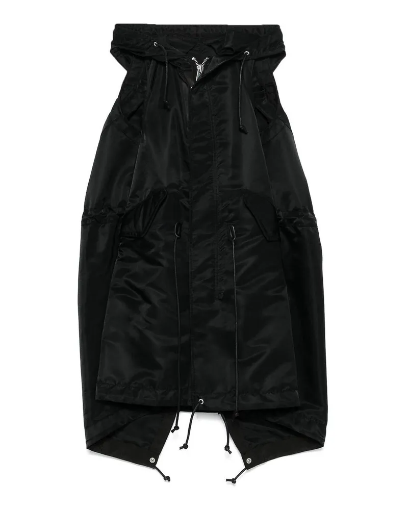 Sacai Weste - Schwarz Schwarz