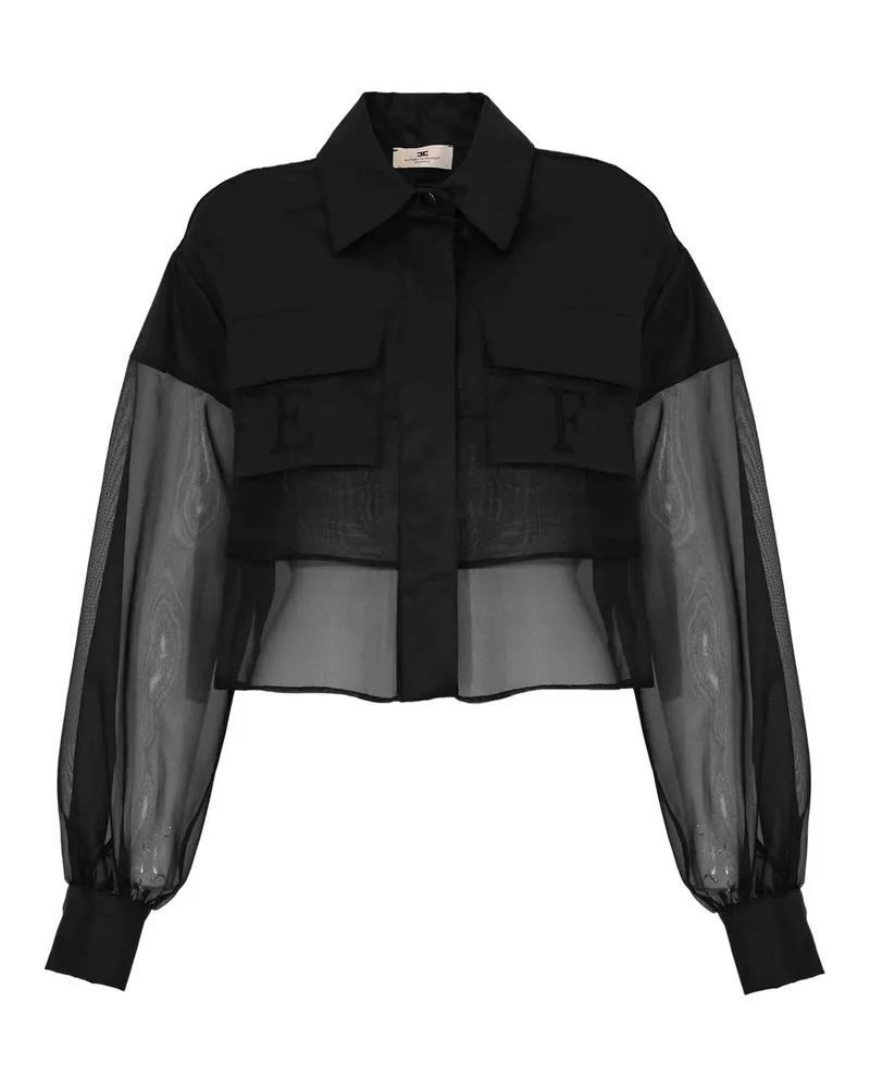 Elisabetta Franchi Hemd - Schwarz Schwarz