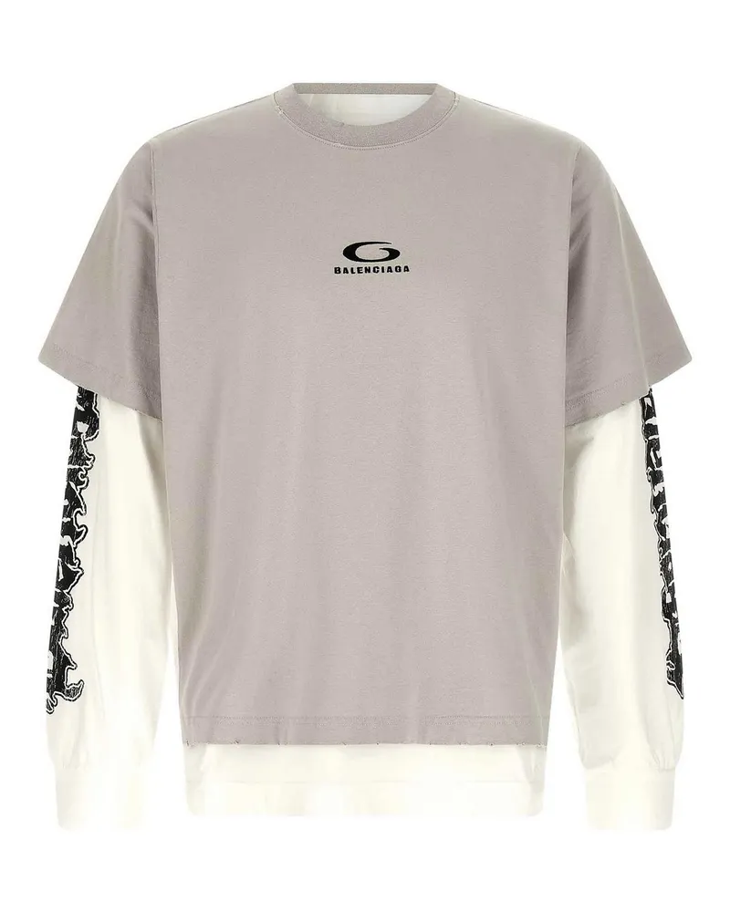Balenciaga T-Shirt - Grau Grau