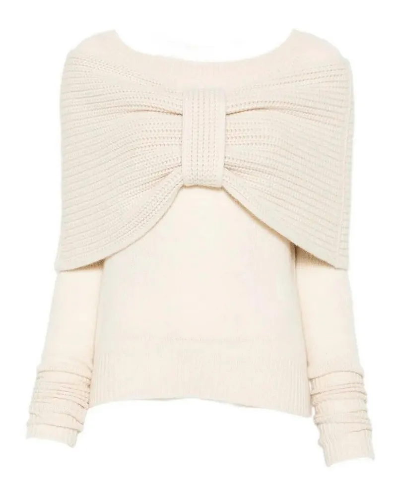 Ermanno Scervino Rundhalspullover - Weiß Weiß