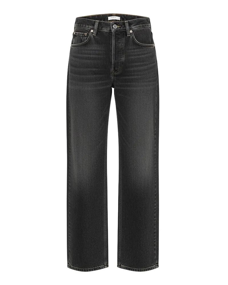 Haikure Straight Leg Jeans - Schwarz Schwarz