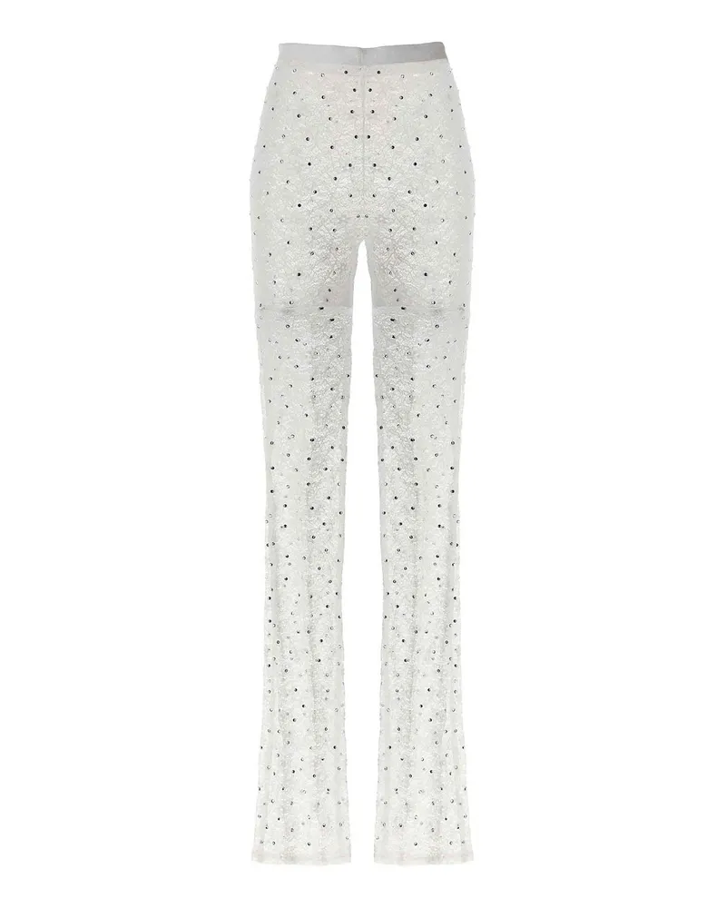 Alessandra Rich Leggings - Weiß Weiß