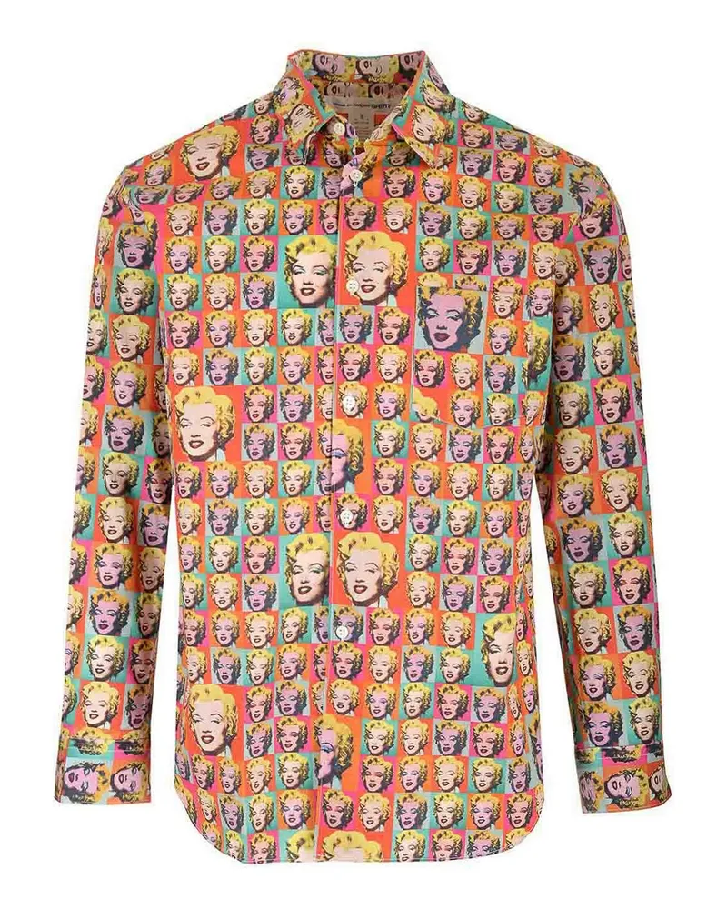 Comme des Garçons Hemd - Weiß Bunt