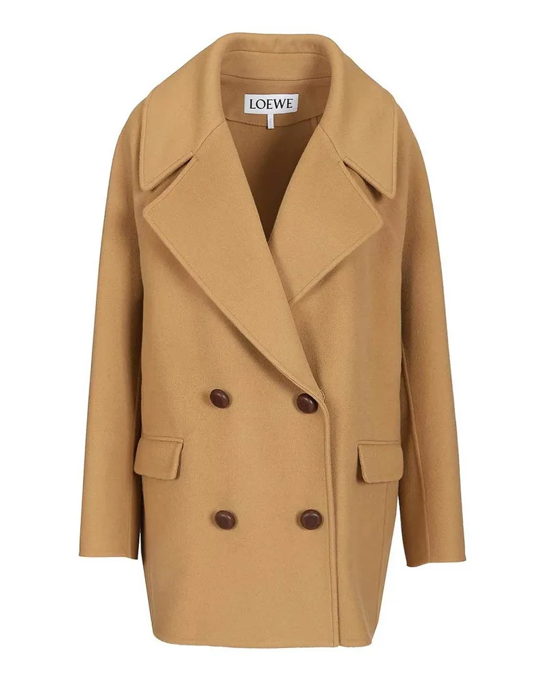 Loewe Kurzer Mantel - Beige Beige