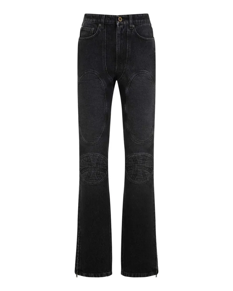 Jean Paul Gaultier Bootcut Jeans - Schwarz Schwarz
