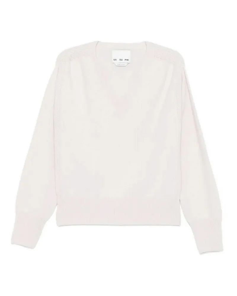 Sa Su Phi V-Pullover - Nude Nude