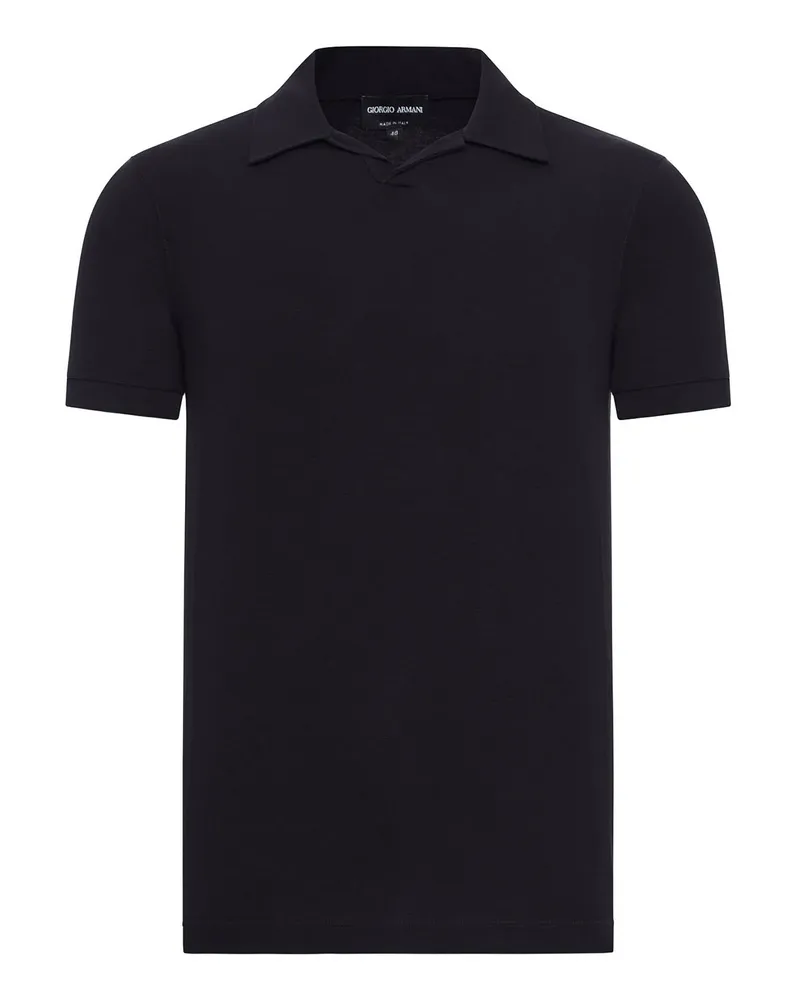 Giorgio Armani Poloshirt - Schwarz Schwarz