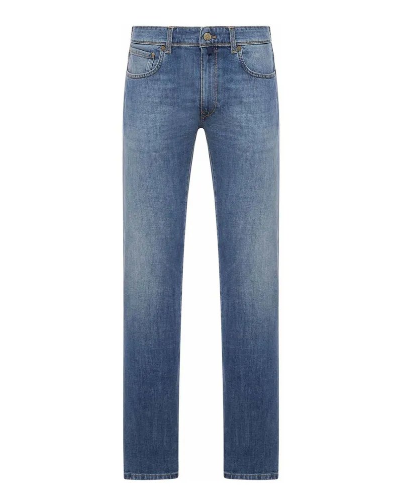 Incotex Straight Leg Jeans - Blau Blau