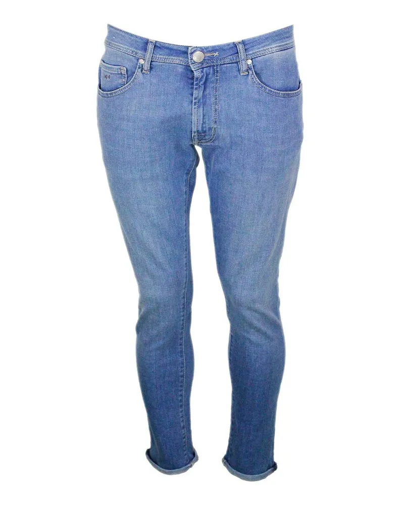 Tramarossa Straight Leg Jeans - Denim Denim