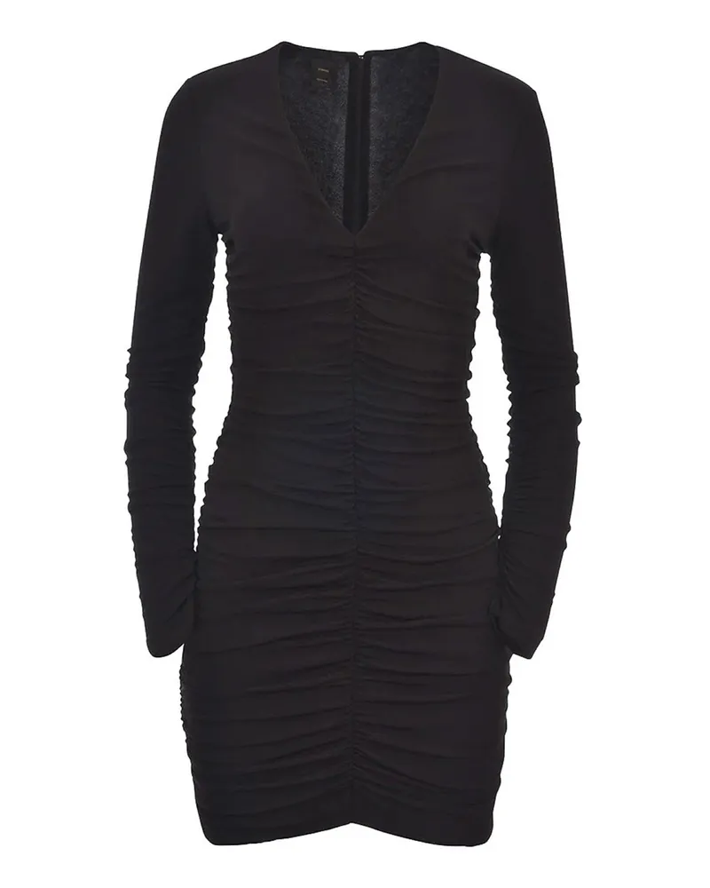 Pinko Knielanges Kleid - Schwarz Schwarz