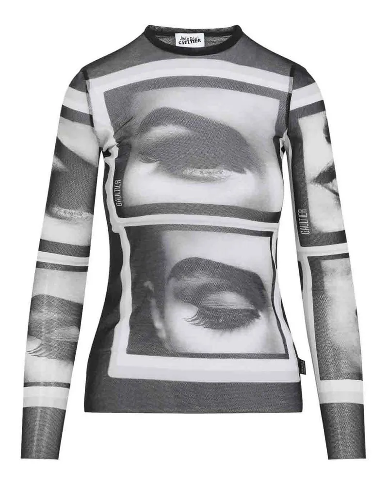 Jean Paul Gaultier Top - Schwarz Schwarz