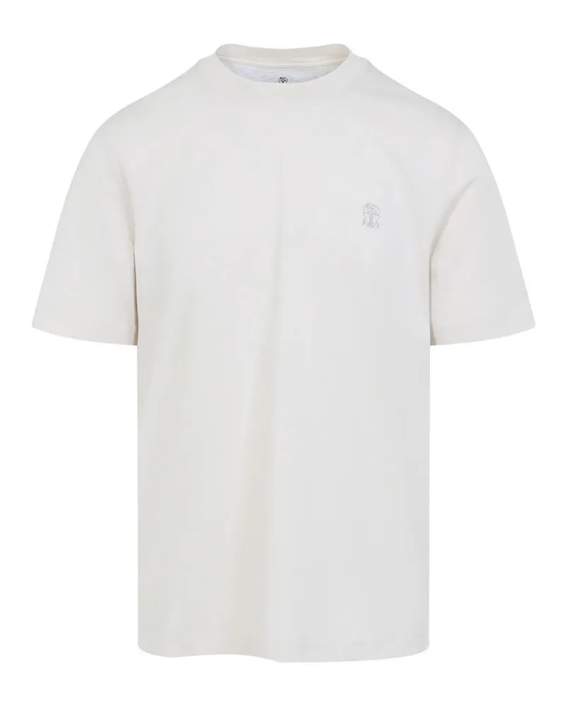 Brunello Cucinelli T-Shirt - Weiß Weiß