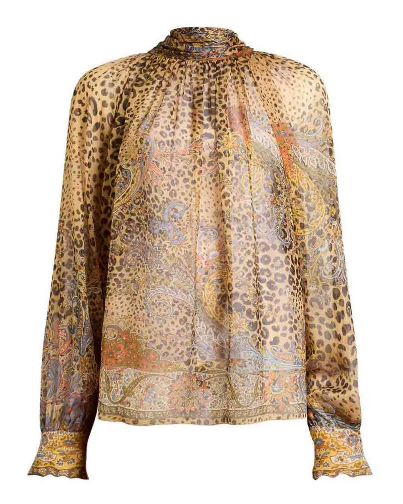 Etro Bluse - Braun Animal