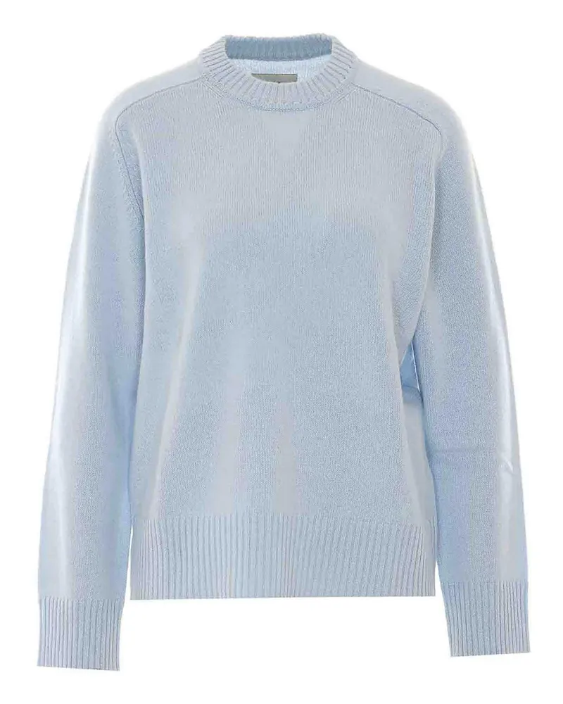 Loulou Studio Rundhalspullover - Blau Blau