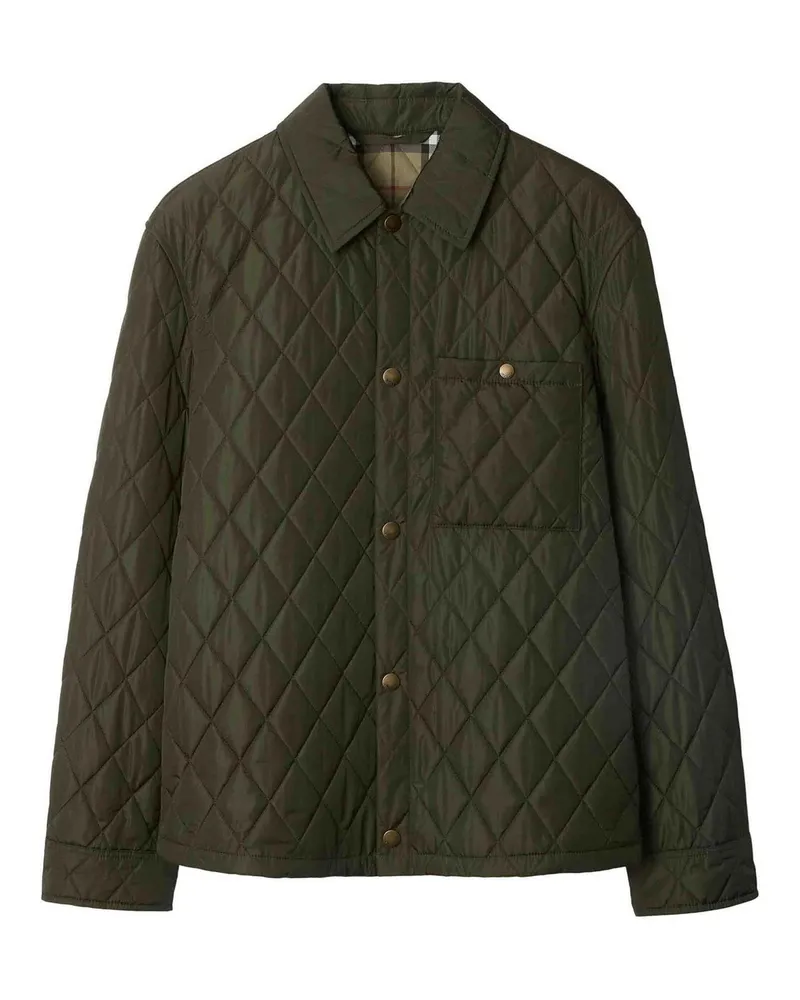 Burberry Daunenmantel - Schwarz Grün