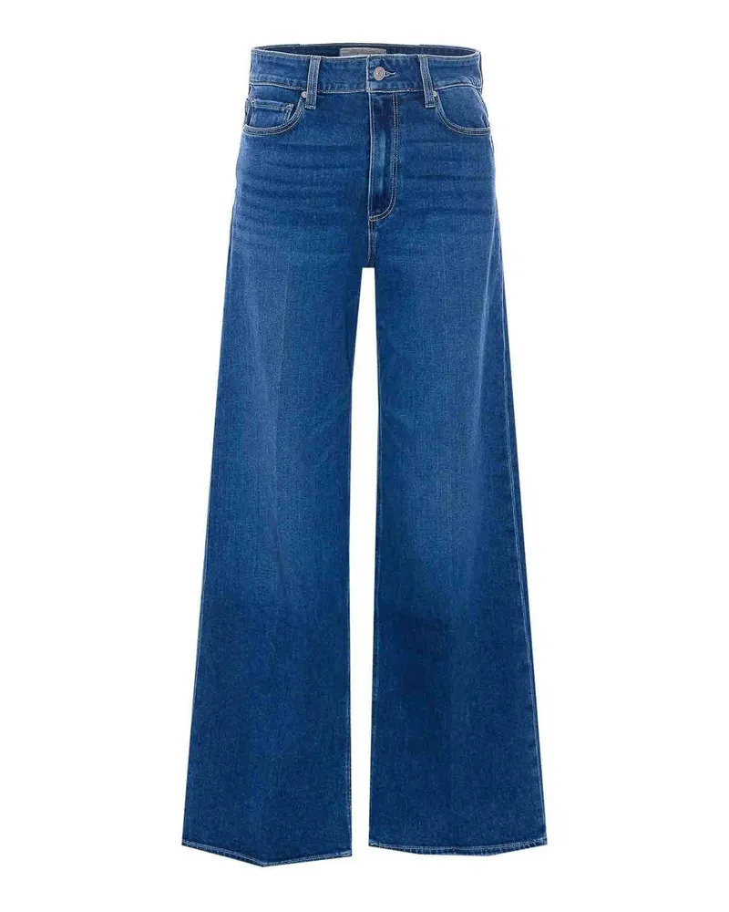 Paige Straight Leg Jeans - Blau Blau