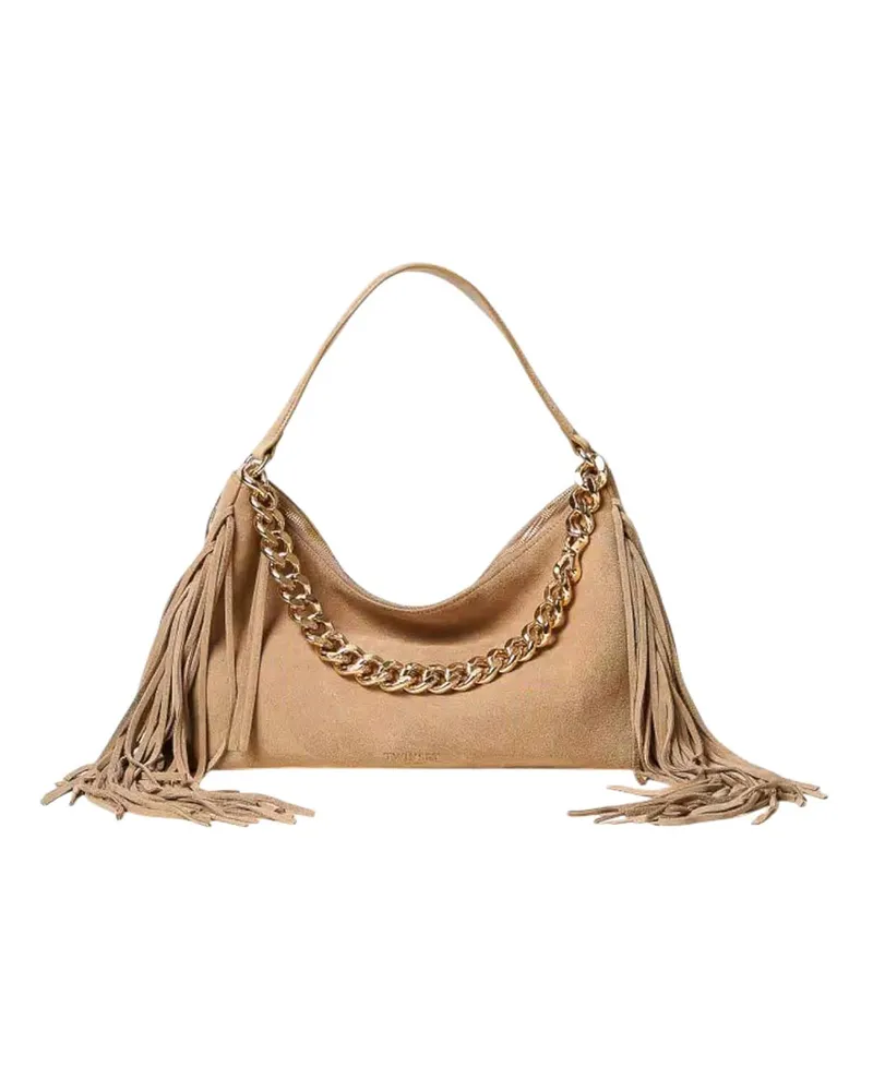 Twin-Set Schultertasche - Beige Beige