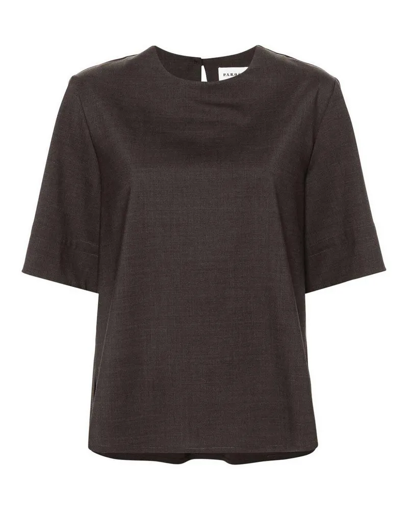 P.A.R.O.S.H. P. A.R. O.S. H. Bluse - Braun Braun