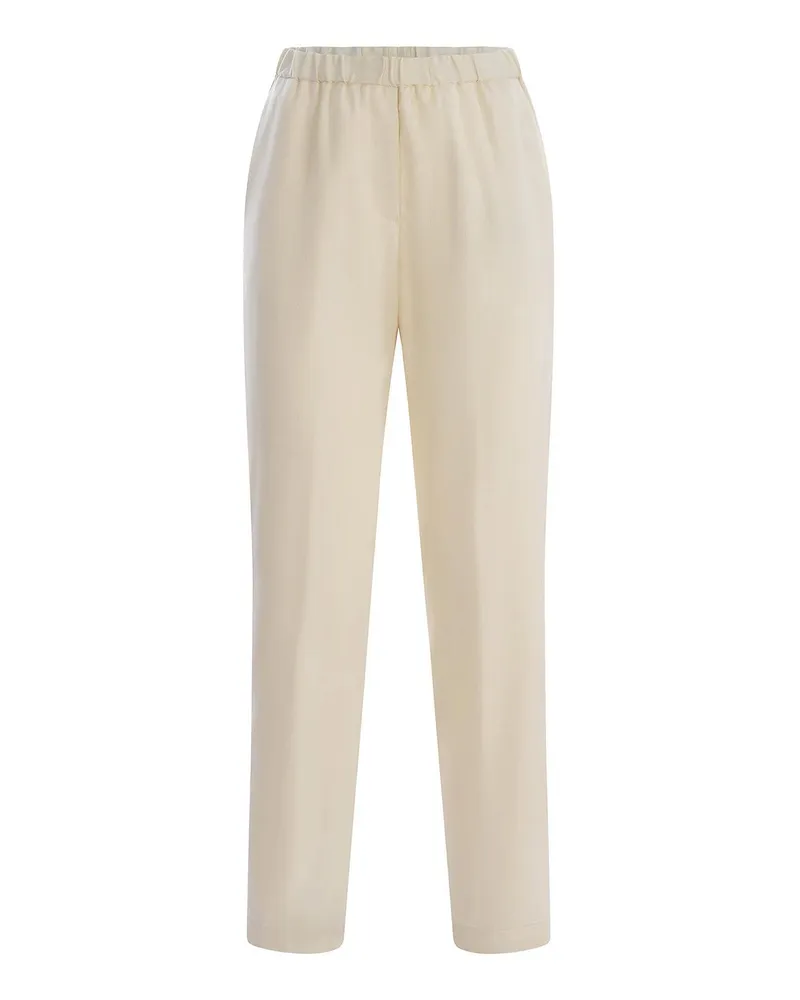 forte_forte Casual Hose - Weiß Weiß