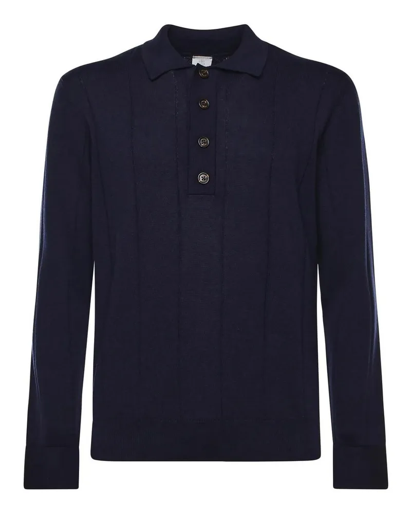 Eleventy Poloshirt - Blau Blau